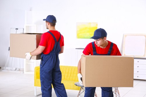 Man and van service assisting with a local move in Hendon
