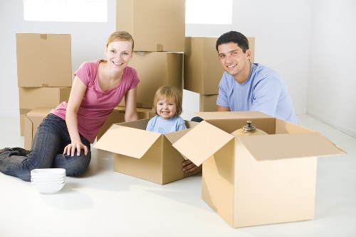 Removalists loading household furniture for a Hendon home move