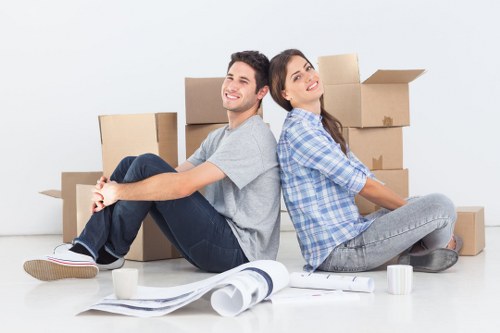 Professional movers handling access challenges in Hendon