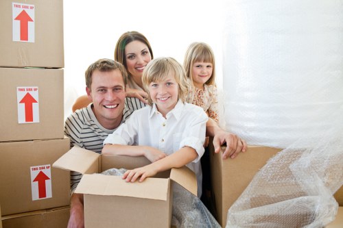 Commercial moving truck for office and business relocations in Hendon