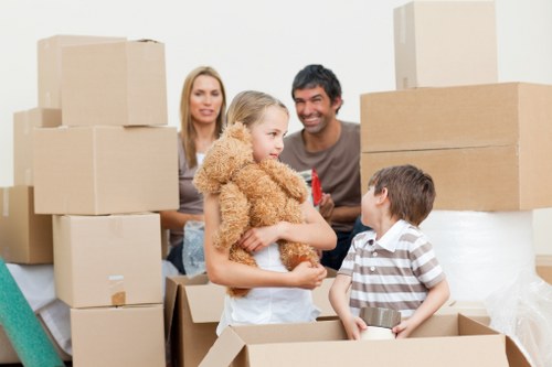 Local storage move-in process for Hendon homes and offices